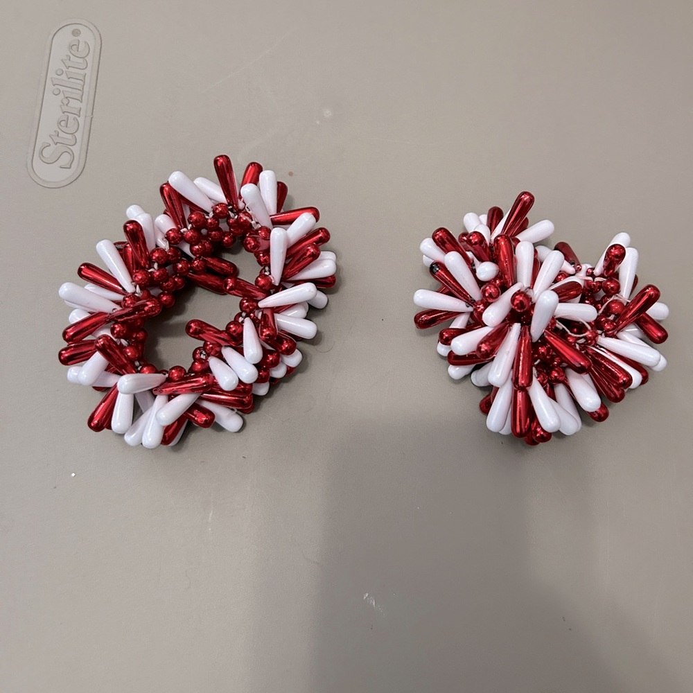 Set of 2 Cincinnati Reds Scrunchies